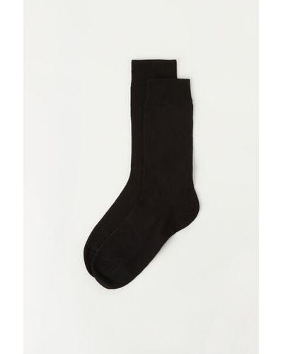 Calzedonia Socks Short Pattern - Black