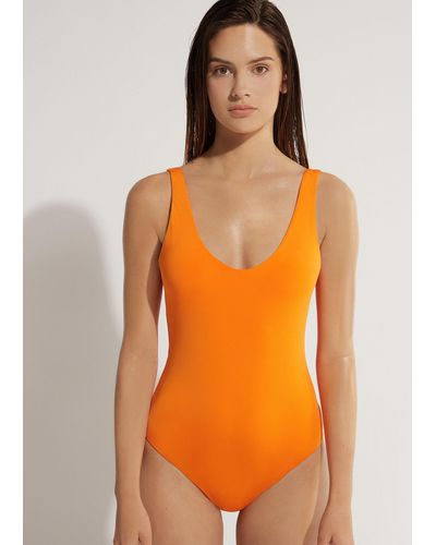 Calzedonia One Piece Swimsuit Indonesia Eco - Orange