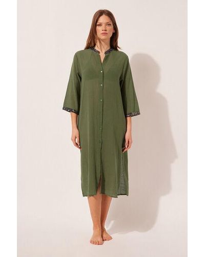 Calzedonia Sequin Maxi Dress - Green