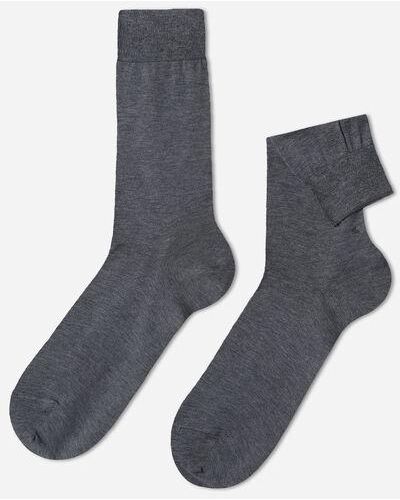 Calzedonia ’S Lisle Thread Short Socks - Black