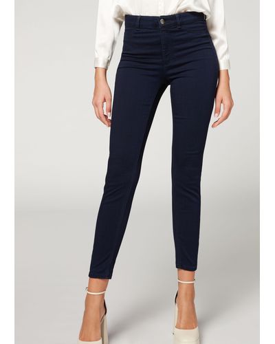 Calzedonia Jeans skinny termico - Blu