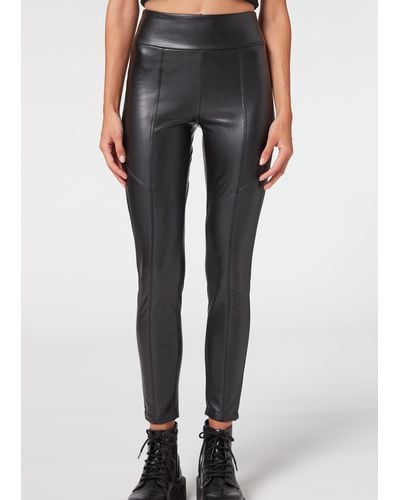Faux Leather Skinny Leggings - Jeans - Calzedonia