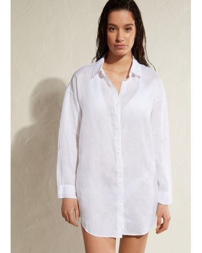Calzedonia Linen Shirt - White