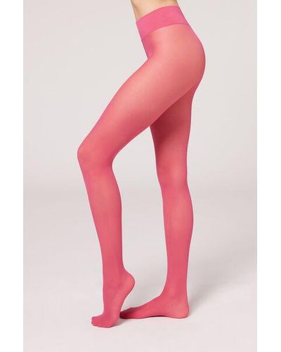 Calzedonia 30 Denier Total Comfort Tights - Pink