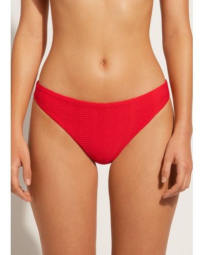 Calzedonia Slip chevron costume casablanca - Rosso