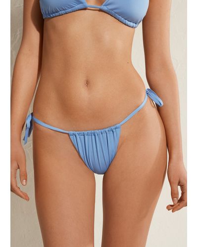 Las Vegas Sequin High-Leg Brazilian Bikini Bottoms - Calzedonia
