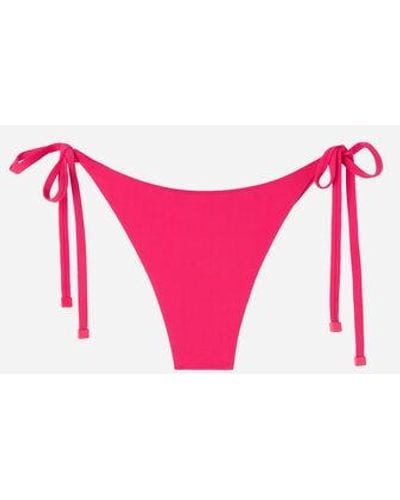 Calzedonia Tie Brazilian Bikini Bottoms Indonesia - Pink