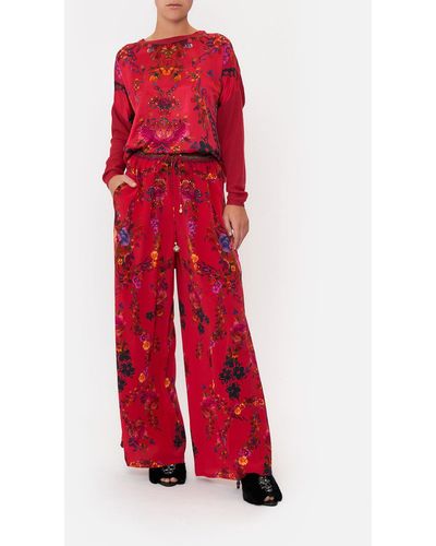 Red Camilla Pants, Slacks and Chinos for Women | Lyst