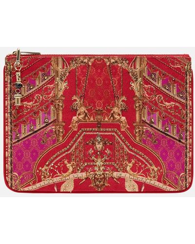 Red camilla deals clutch