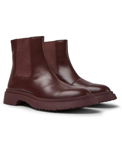 Camper Ankle Boots - Purple