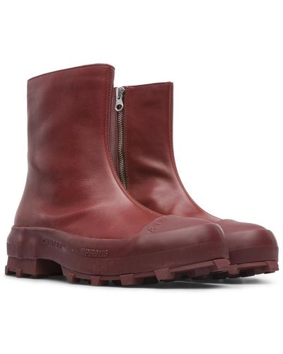 Camper Boots - Red