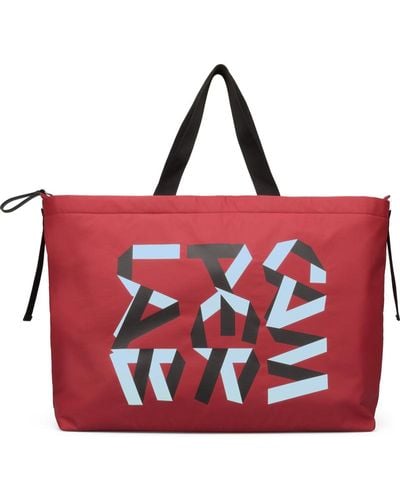 Camper Shoulder Bags - Red
