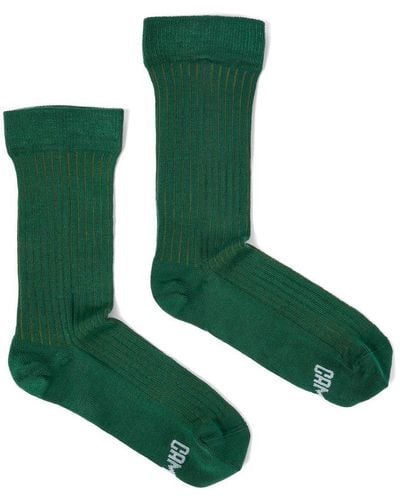 Camper Green-brown Socks With Pyratex®