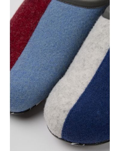 Camper Multicolored Wool Slippers - Multicolour