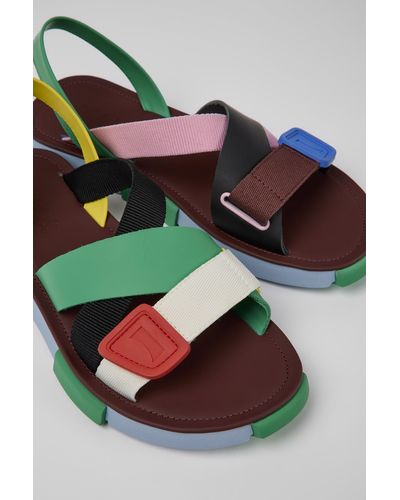 Camper Multicolored Leather Sandals - Multicolour