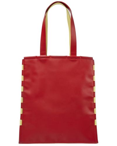 Camper Shoulder Bags - Red