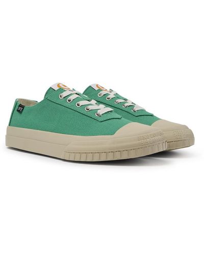 Camper Green Recycled Cotton Sneakers