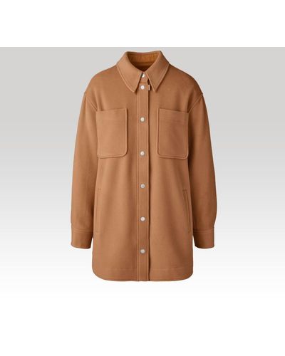 Canada Goose Almandine Long Shirt Jacket (, , Xl) - Brown