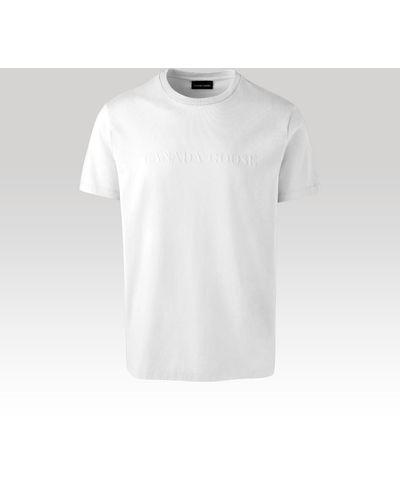 Canada Goose T-shirt girocollo Emersen - Bianco