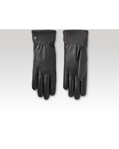 Canada Goose Leather Glove Ribbed Luxe (, , Xxxl) - Brown