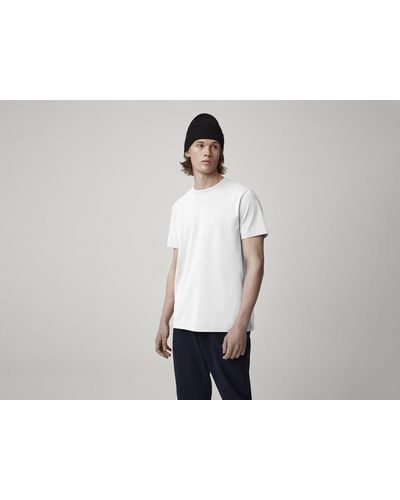 Canada Goose T-shirt girocollo Emersen - Bianco