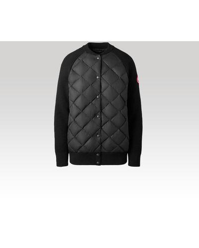 Canada Goose Hybridge® Quilted Knit Bomber - Black