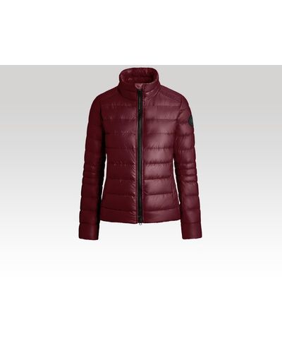 Canada Goose Giacca Cypress Black Label - Rosso