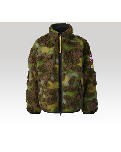 Canada Goose Reversible Fleece Jacket For Kidsuper - Green