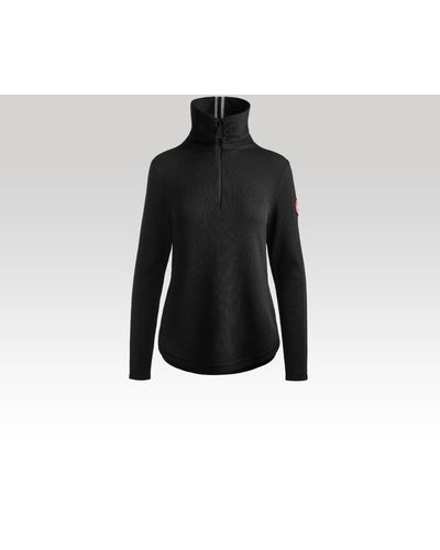 Canada Goose Fairhaven 1⁄4 Zip Sweater - Black