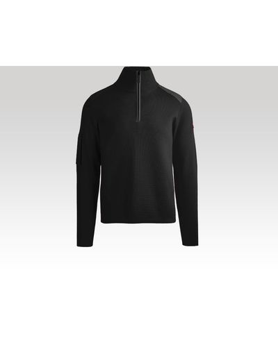 Canada Goose Stormont ¼ Zip Sweater (, , Xxl) - Black