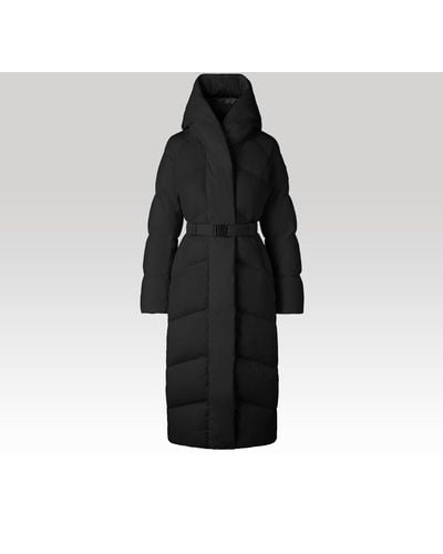 Canada Goose Marlow Belted Down Coat - Black