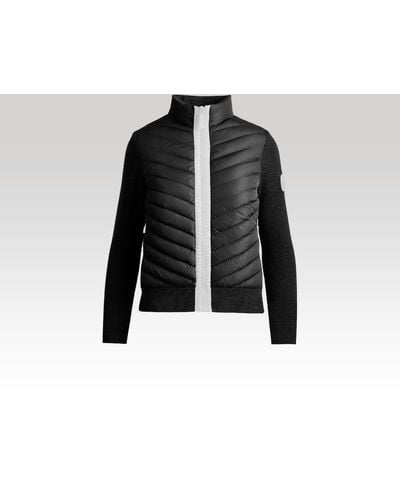 Canada Goose Hybridge® Knit Jacket Contrast Trim - Black