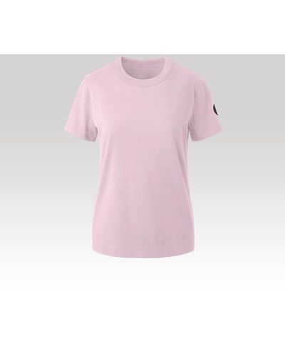 Canada Goose Broadview T-shirt Black Label - Pink