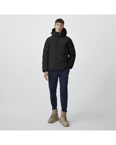 Canada Goose Wyndham Parka mit Black Label - Schwarz