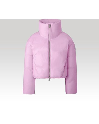 Canada Goose Spessa Cropped Jacket (, Baby, M) - Pink