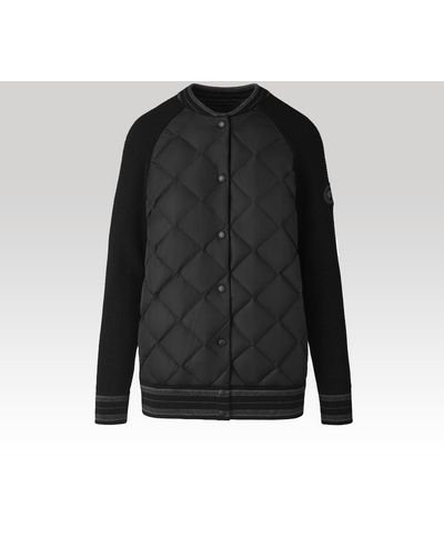 Canada Goose Hybridge® Quilted Knit Bomber Black Label