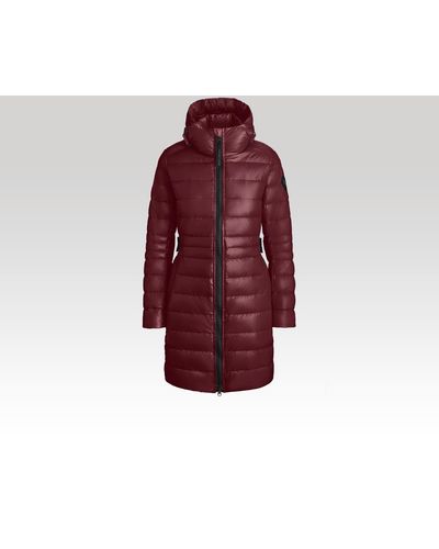 Canada Goose Cypress Hooded Jacket Black Label - Red