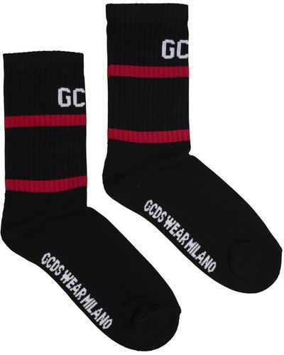 Gcds Calzini neri in cotone - Nero