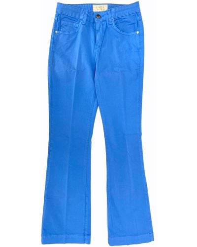 Kaos Jeans "sally" in denim di cotone - Blu