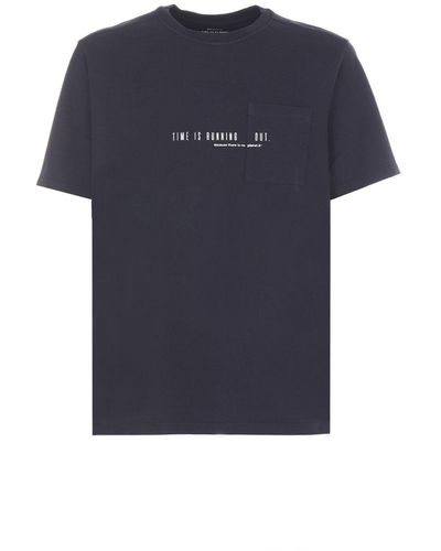 Ecoalf T-shirt in cotone - Blu