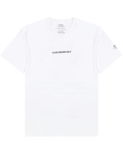 Ecoalf T-shirt "birca" bianca in cotone - Bianco