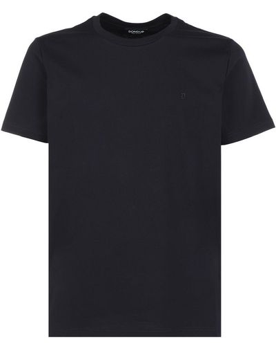 Dondup T-shirt nera in cotone - Nero