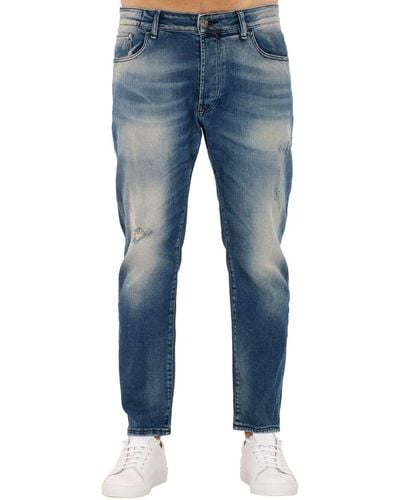 Low Brand Jeans in cotone - Blu