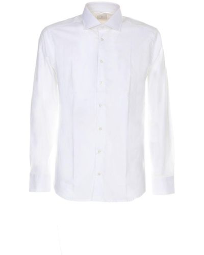 BASTONCINO Camicia "simo" bianca in cotone - Bianco