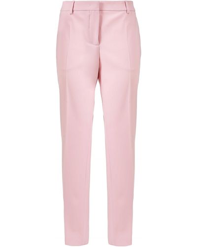 Boutique Moschino Pantalone con pinces - Rosa