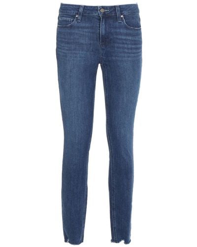 PAIGE Jeans "verdugo ankle" in di cotone - Blu