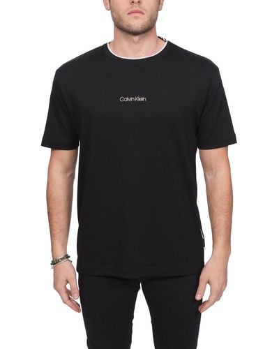 Calvin Klein T-shirt compact small logo - Nero