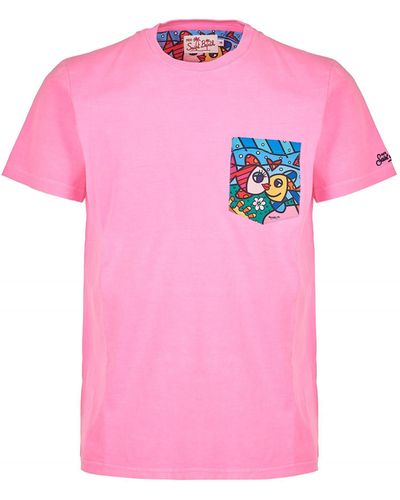 Mc2 Saint Barth T-shirt in cotone - Rosa