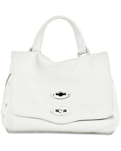 Zanellato Borsa "postina baby" bianca linea daily - Bianco