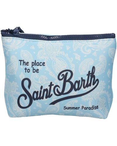 Mc2 Saint Barth Pochette "aline sponge" elegant paisley - Blu